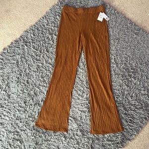 Long flowey brown copper color pants